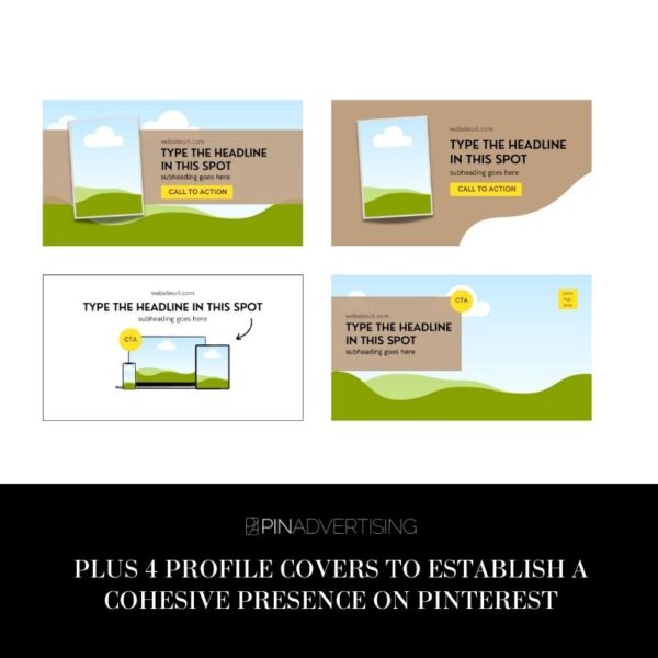 Four Canva covers