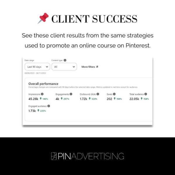Client success graphic